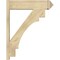 Ekena Millwork Merced Arts & Crafts Rough Sawn Outlooker, Douglas Fir, 8"W x 32"D x 40"H OUT08X32X40MRC03RDF - alternate 3